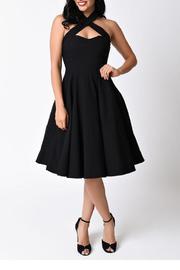  Rita Flare Halter Dress