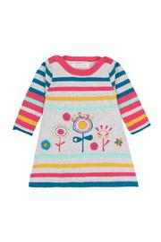 Flowery Sweater Dress
