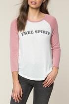  Free Spirit Raglan Top