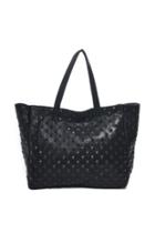  Amber Tote Black Studded