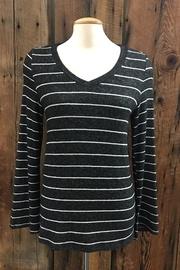  Stripe Cozy Sweater