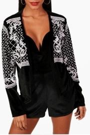  Beaded Velvet Jacket