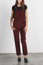  Fall Overalls, Burgundy