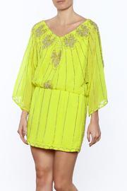  Yellow Embellished Dress