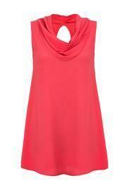  Crepe Drape Tunic