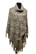  Pull-over Cowl-neck Poncho