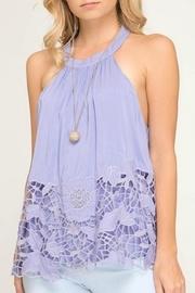  Lilac Lace Halter-tank