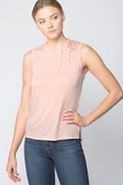  Asymmetrical Lace Up Tank