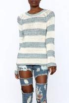  Harrington Stripe Sweater