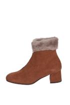  Suede-rust Cuff Ankle-boots