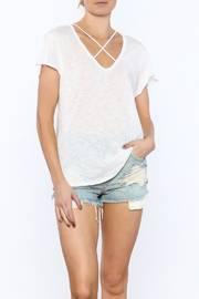  White Casual Tee