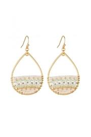  Beaded Pear Earrings