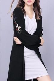  Long Cardigan Black