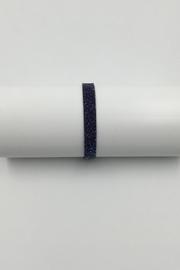  Navy Swarovski/leather Bracelet