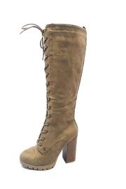  Suede Lace-up Boots