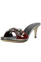  Bordeaux Swarovski Heel