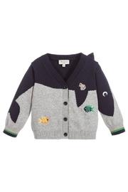  Cotton-knit 'tiffen' Cardigan