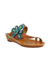  Handpainted Floral Sandal