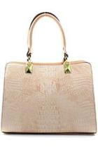  Blush Croc Handbag
