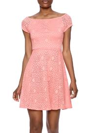  Coral Skater Dress