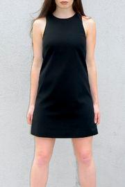  Solid Crepe Dress