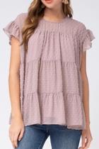  Dotted Tiered Top