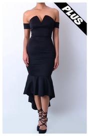 V-trim Mermaid Dress