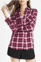  Button Plaid Shirt