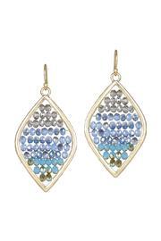 Beaded Marquise Earrings