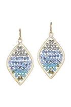  Beaded Marquise Earrings