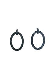  Black Loop Earrings