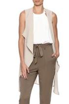  Taupe Long Vest