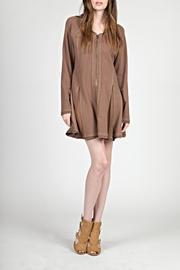  Gusset Zip Cardigan
