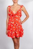  Avocado Print Dress