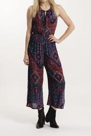  Printed Halter Jumpsuit