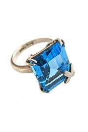  Topaz Silver Ring