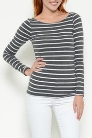 Charcoal Stripe Tee