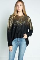  Gold/black Sweater