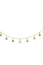  Colorful Triangles Choker