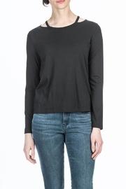  Cut Out Neck Top