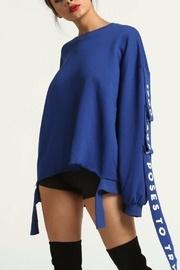 Blue Distressed Sweatshirt