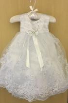  Embroidered Baptism Dress