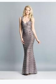  Metallic Bandage Dress