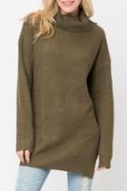  Turleneck Sweater Tunic
