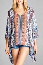  Summer Patterned Poncho