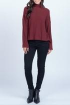  Hig Neck Rib Top