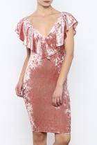  Pink Velvet Dress