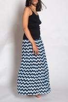  Blue Gajari Skirt