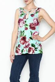  Floral Cross Tank