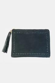  Stitched Tassel Clutch